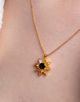 Sunflower Gold Necklace