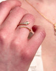 Snake Adjustable Gold Ring