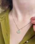 December Holly Silver Birthflower Necklace