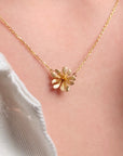 Parijatak gold necklace