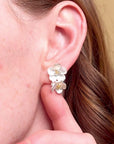 Sakura Bouquet Silver Studs