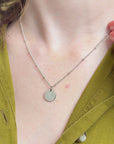 May Lily Silver Birthflower Necklace