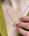 March Daffodils Silver Birthflower Necklace