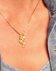 Cherry Blossom Gold Necklace