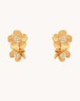 Sakura Bouquet Gold Stud