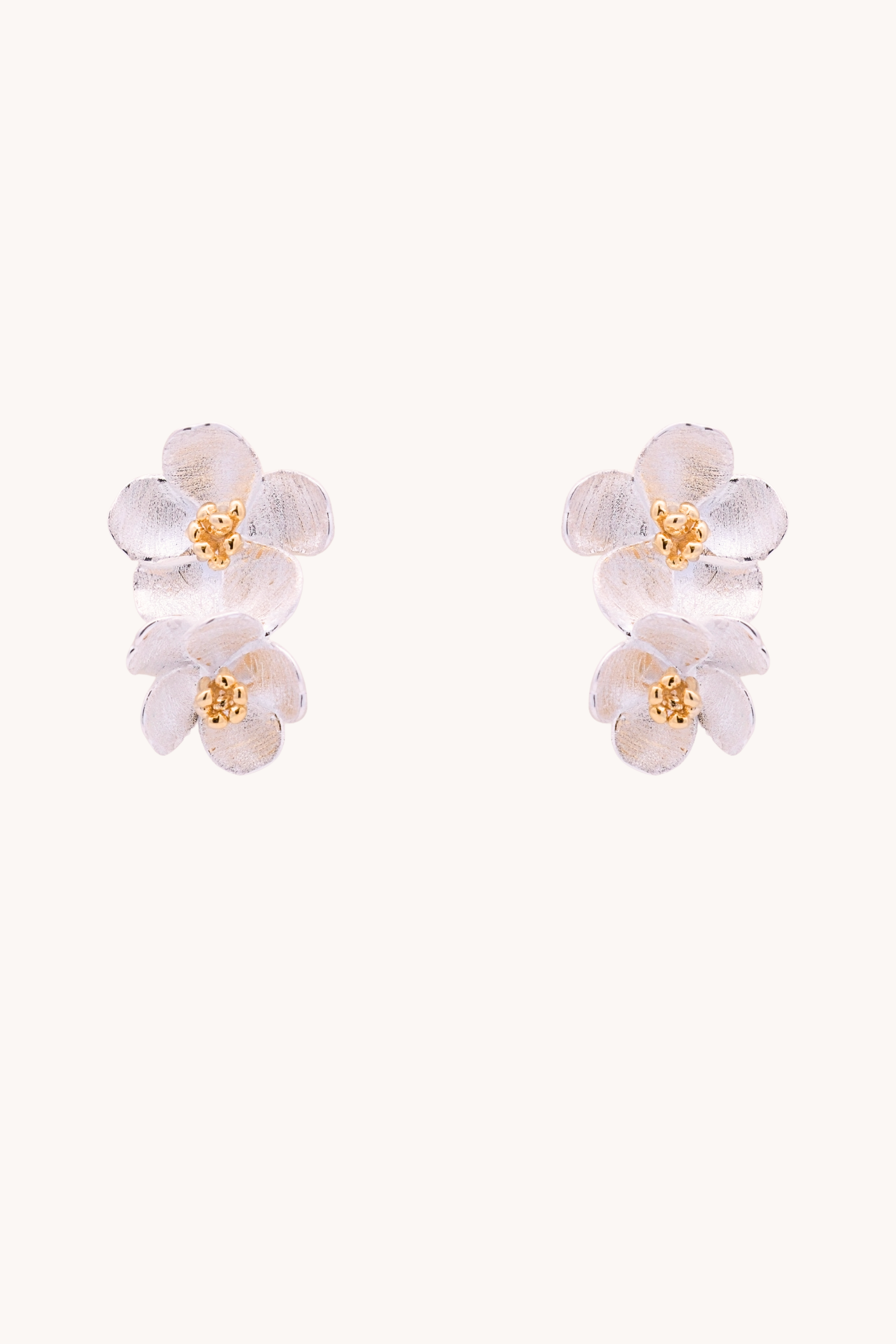 Sakura Bouquet Silver Studs