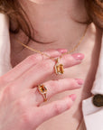 Citrine Timeless Gold Necklace