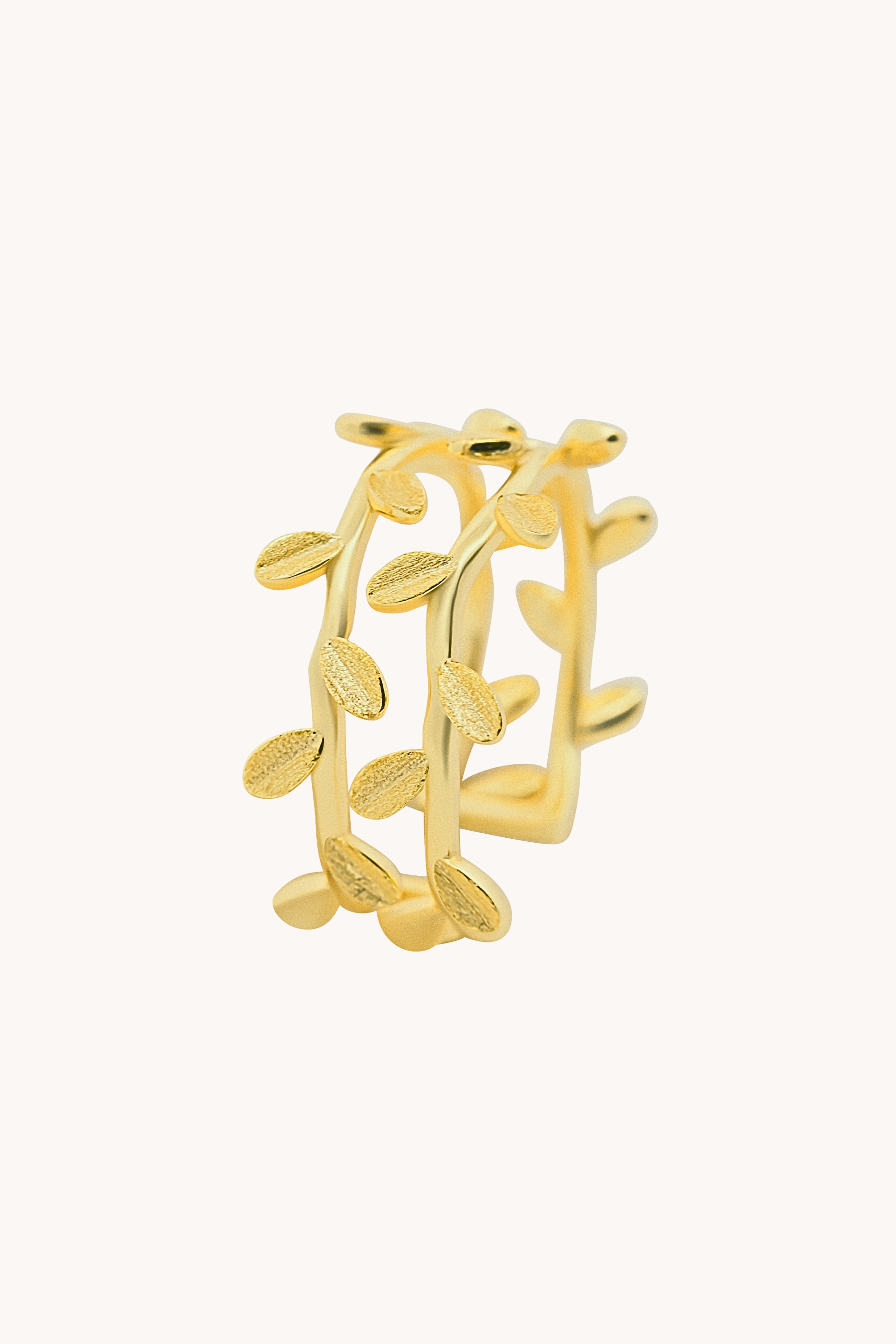 Delicate Vine Gold Adjustable Ring