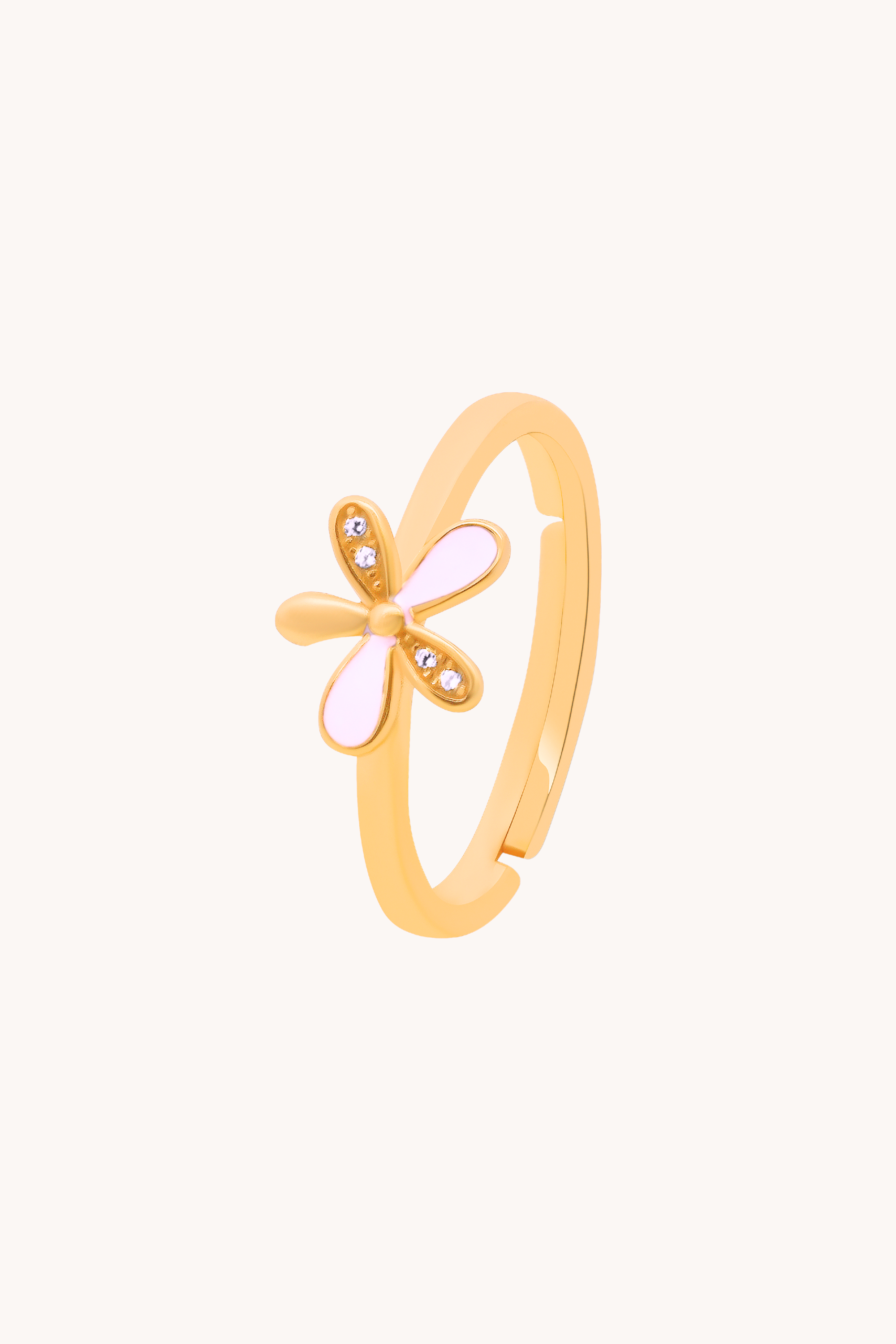 Viola Gold Adjustable Ring