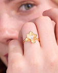 Daffodil Gold Adjustable Ring