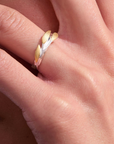 Delicate Leaves Adjustable Ring