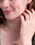 Autumn Marquise Leaf Gold Necklace