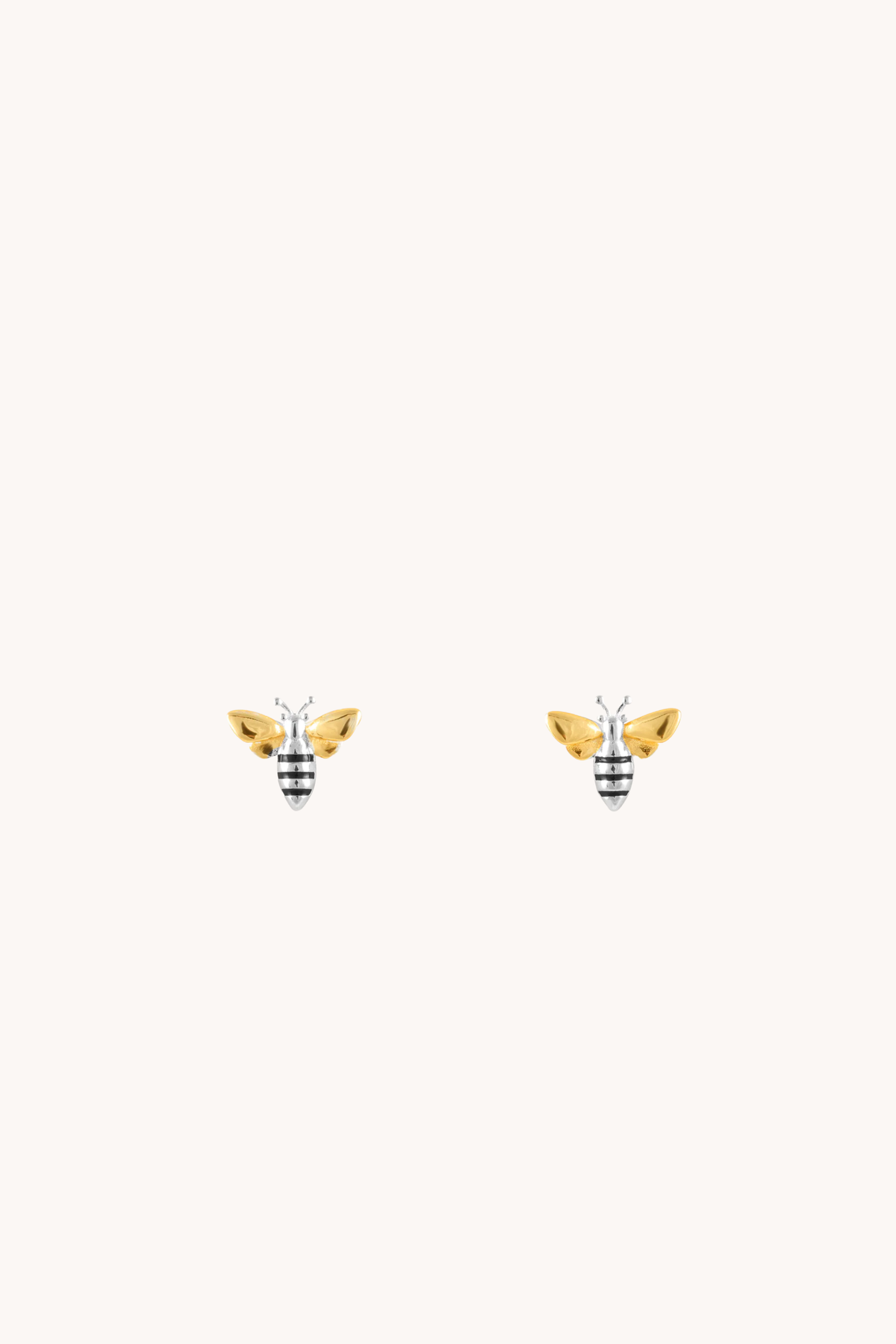 Honeybee Silver Stud Earrings