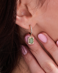 Jade Timeless Gold Drop Earrings