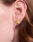 Summer Lily Gold Studs