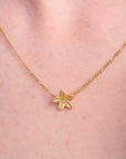 Summer Lily Gold Necklace