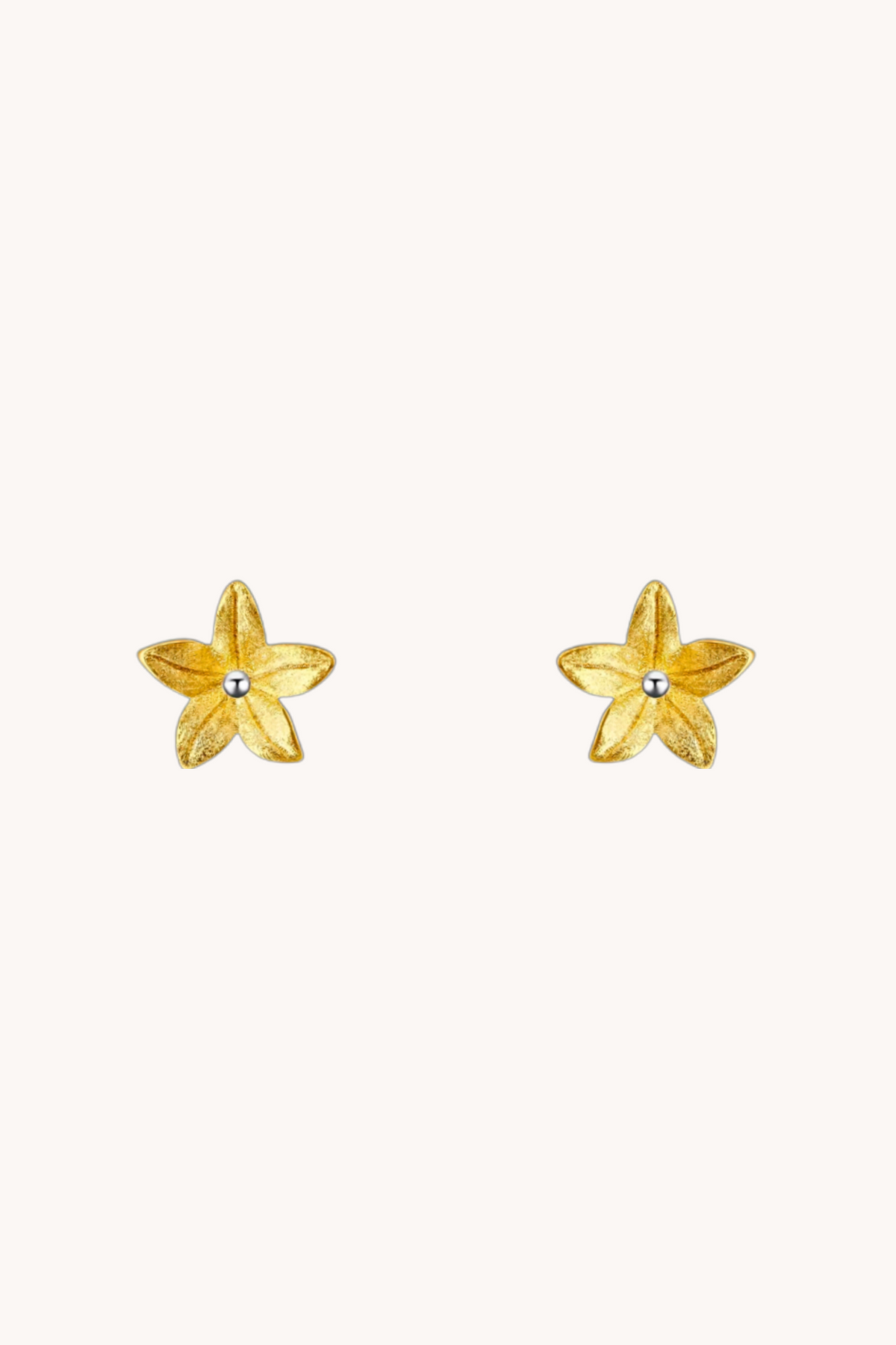 Summer Lily Gold Studs