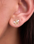 Viola Gold Studs