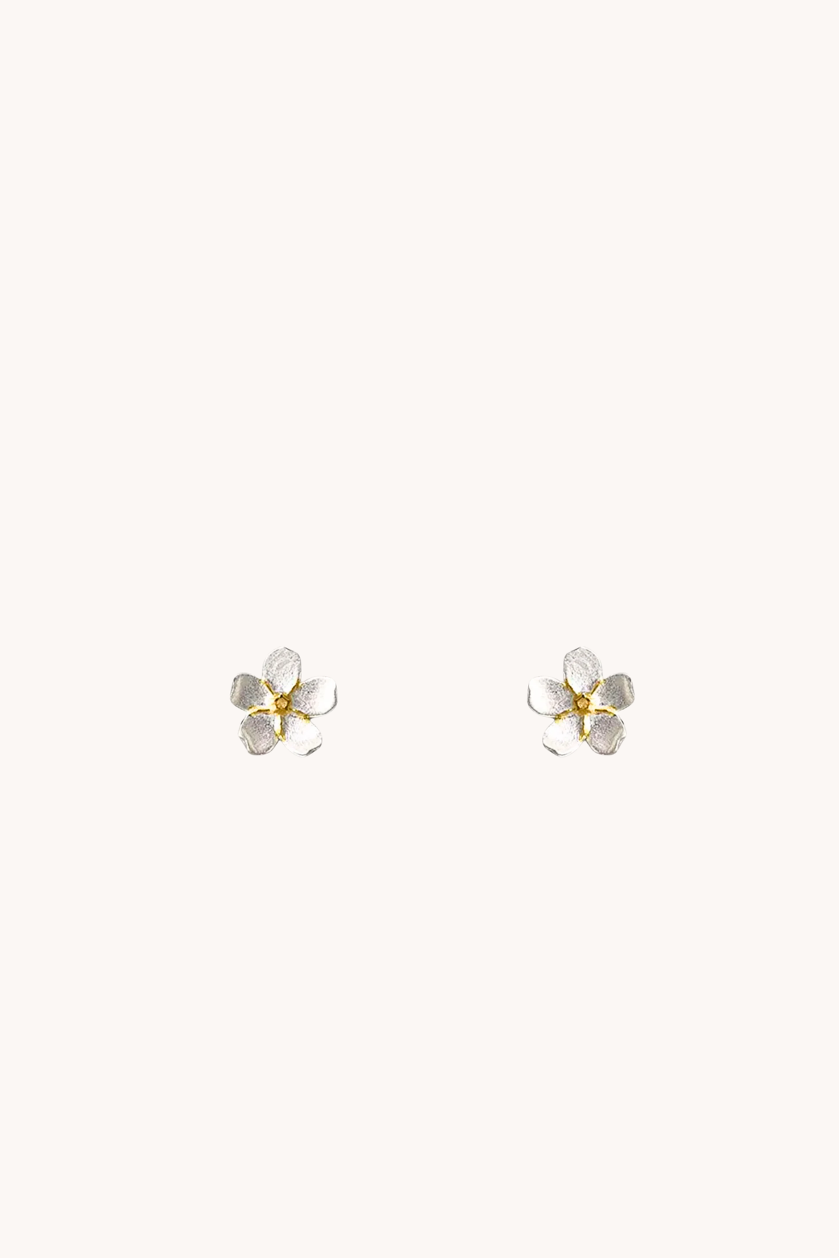 Cherry Blossom solo silver stud