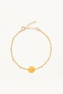 April Daisy Gold Birthflower Bracelet