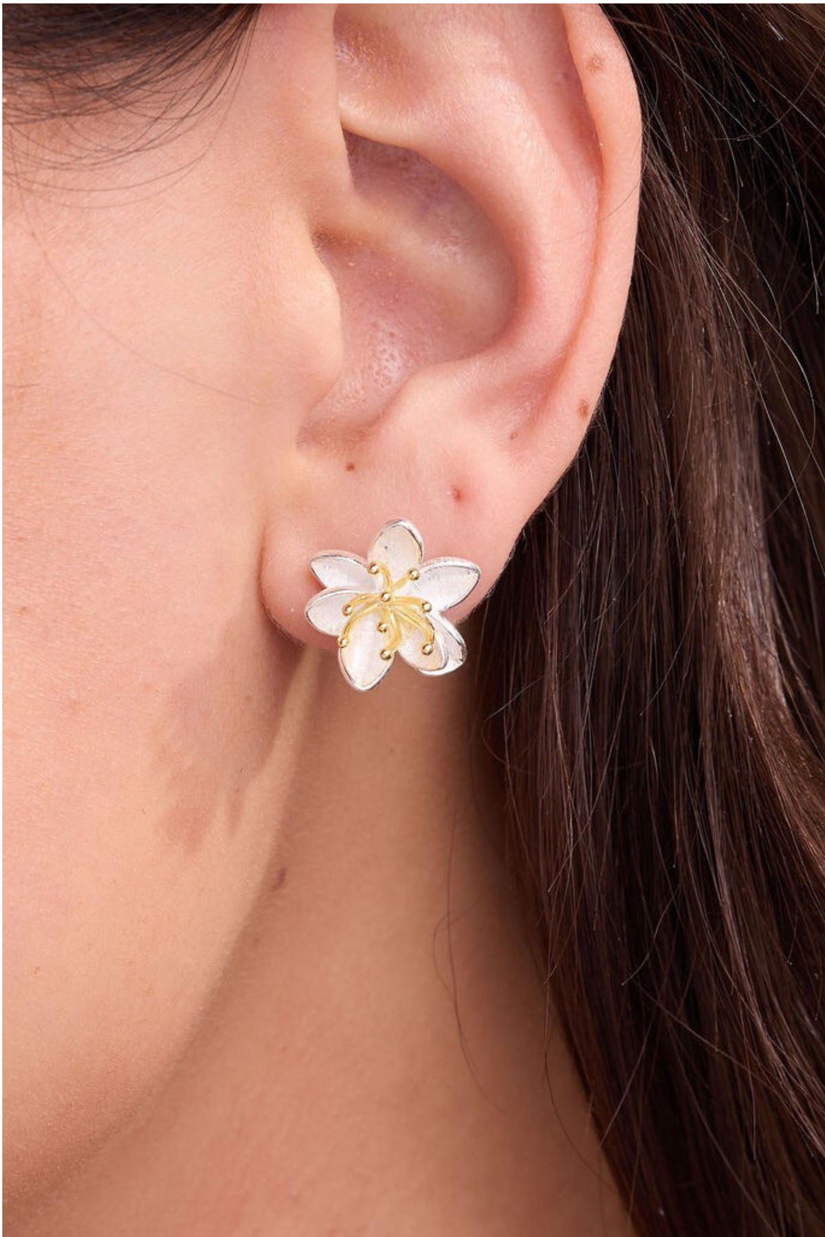 Lotus Silver Studs