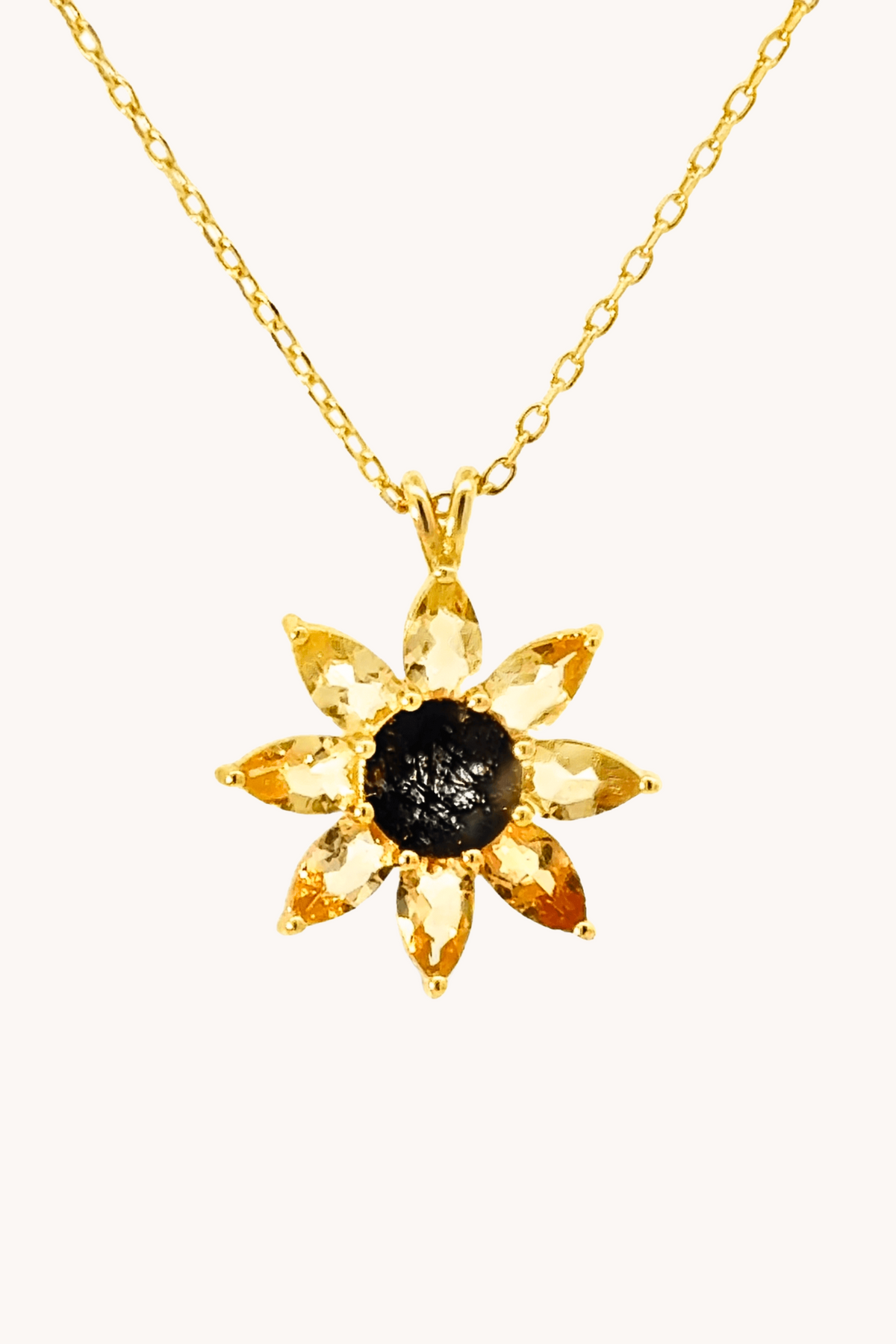 Sunflower Gold Necklace