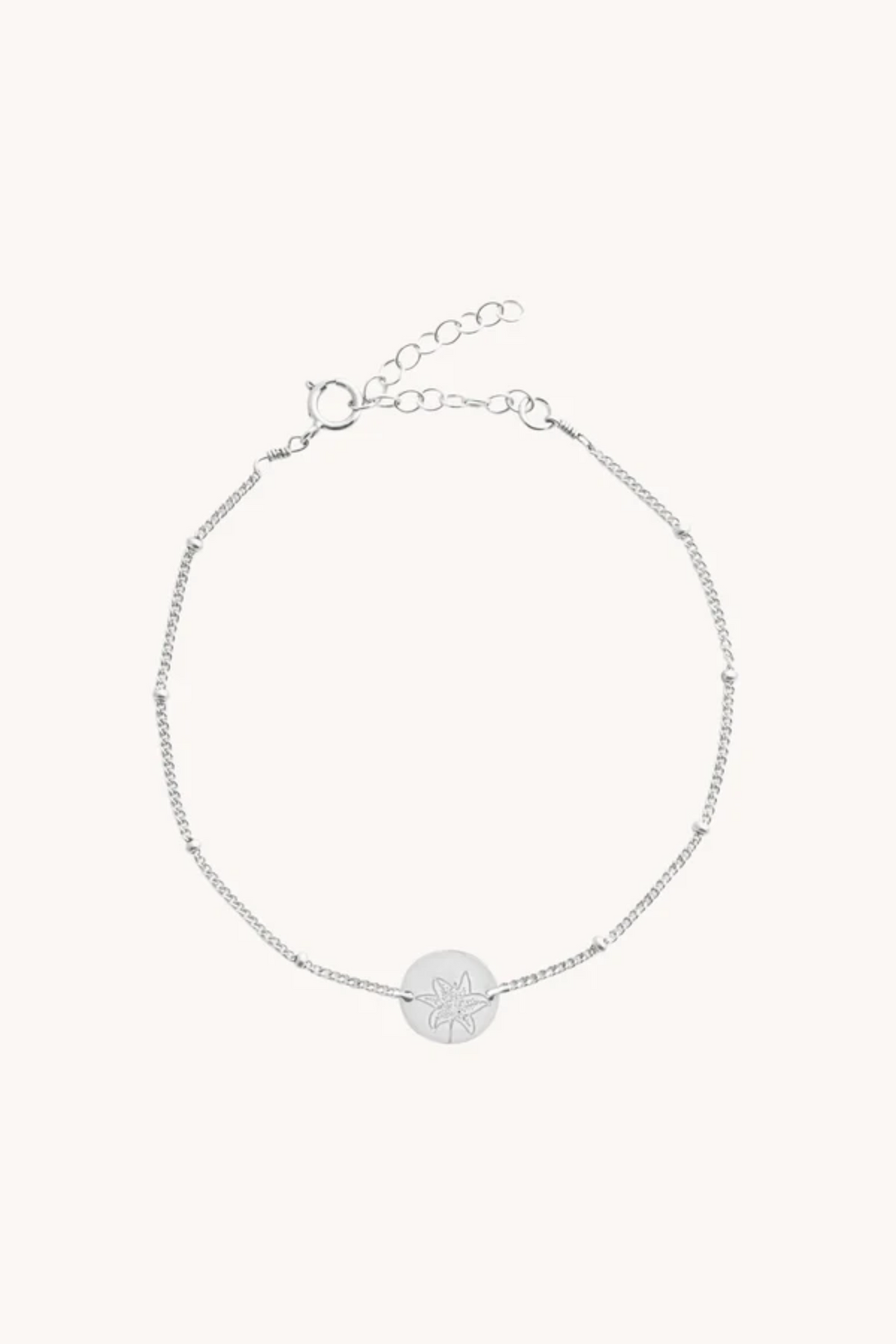 May Lily Silver Birthflower Bracelet