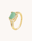 Jade Timeless Gold Adjustable Ring