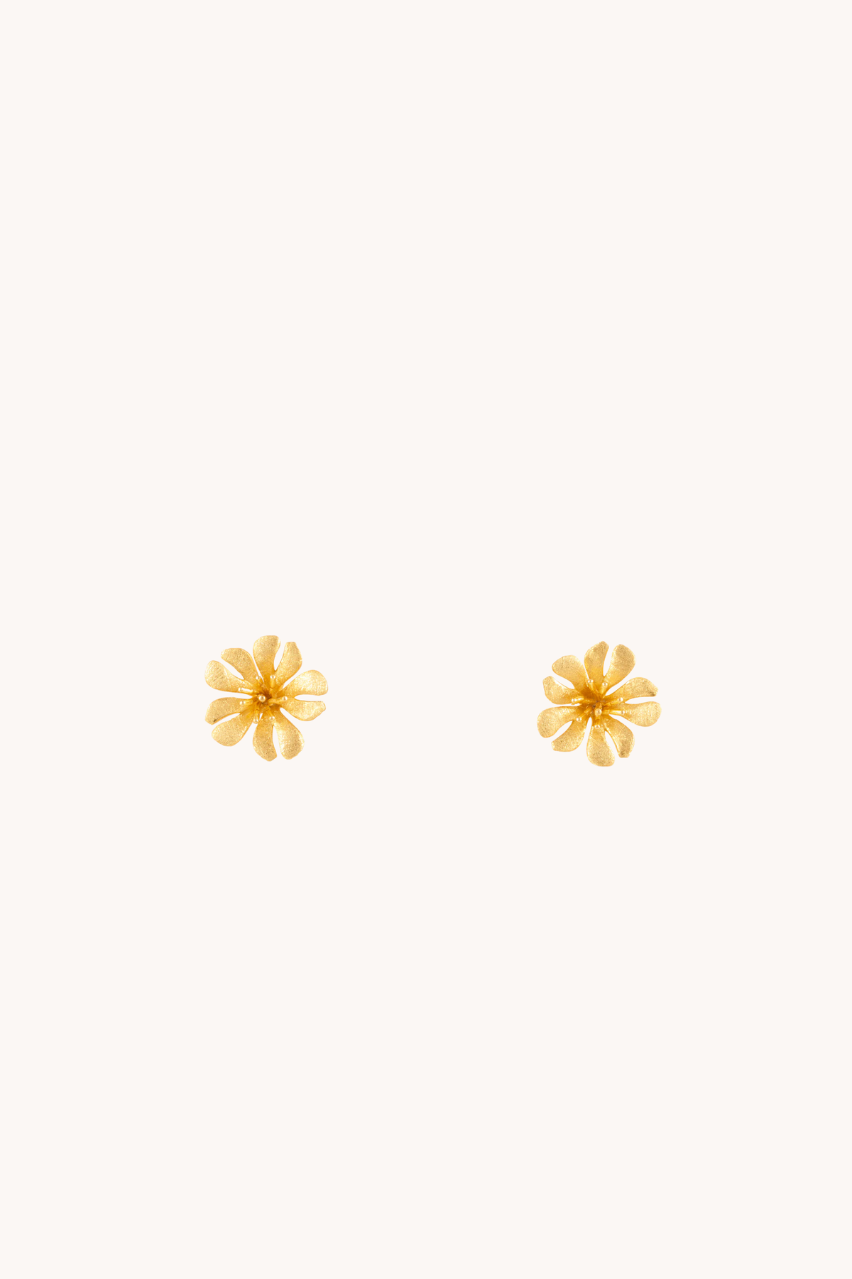 Parijatak Gold Stud Earrings
