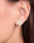 Daffodil Silver Studs