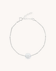 September Aster Silver Birthflower Bracelet