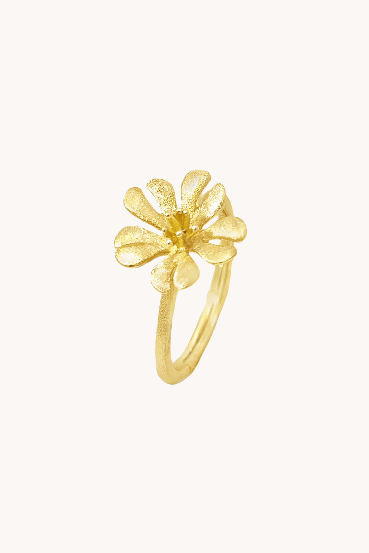 Parijatak gold adjustable ring