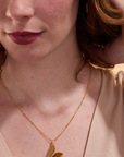 Butterfly Tiger Of Eye Drop Earrings