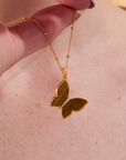 Butterfly Tiger Of Eye Necklace
