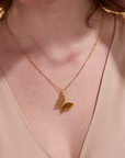 Butterfly Tiger Of Eye Necklace