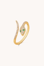 Snake Adjustable Gold Ring