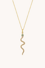 Snake Gold Pendant with chain