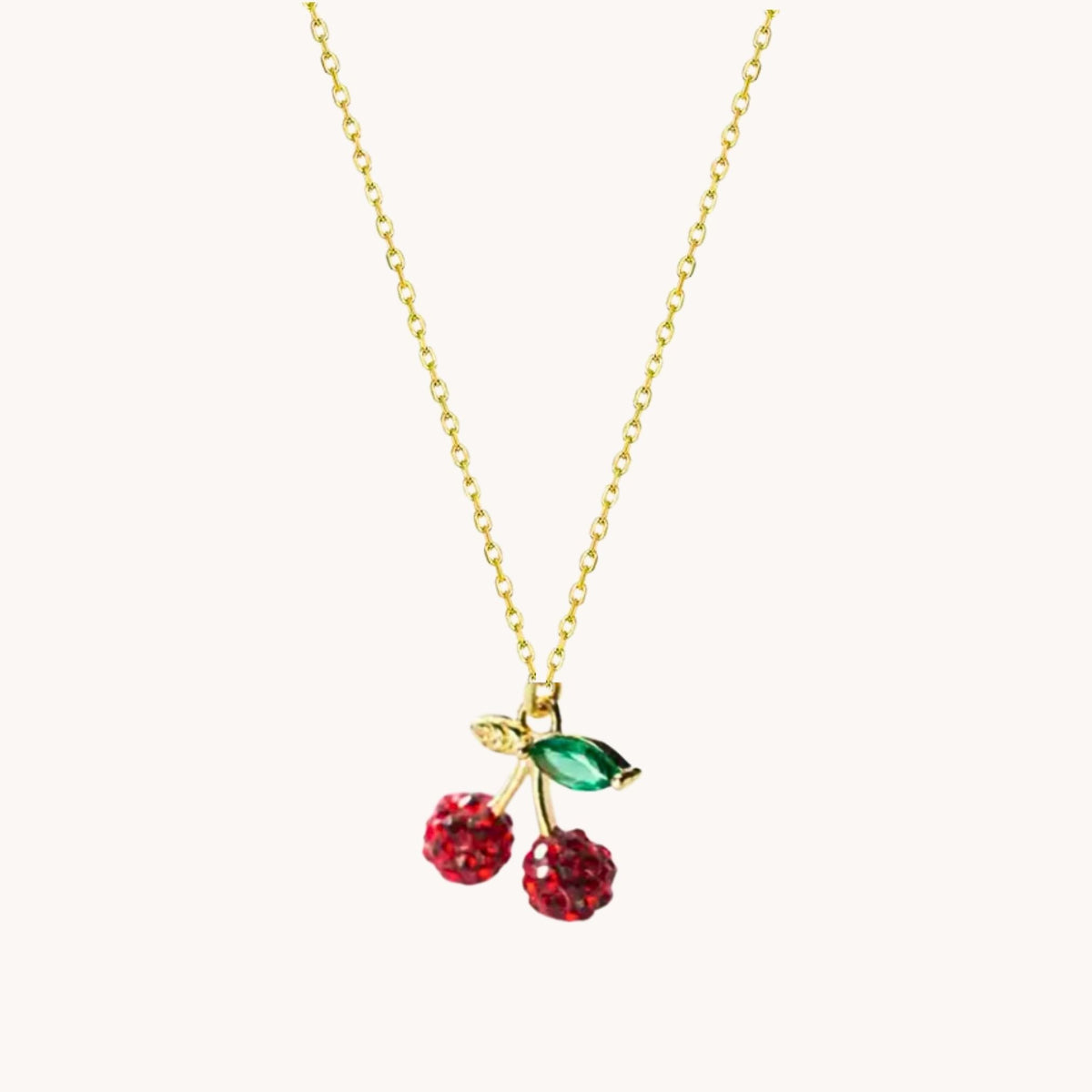 Cherry Gold Necklace