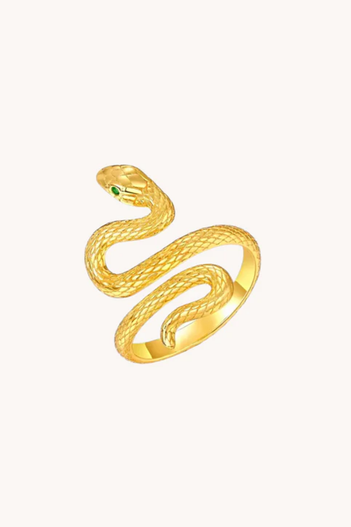Snake Wrap Gold Adjustable Ring