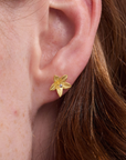 Summer Lily Gold Studs