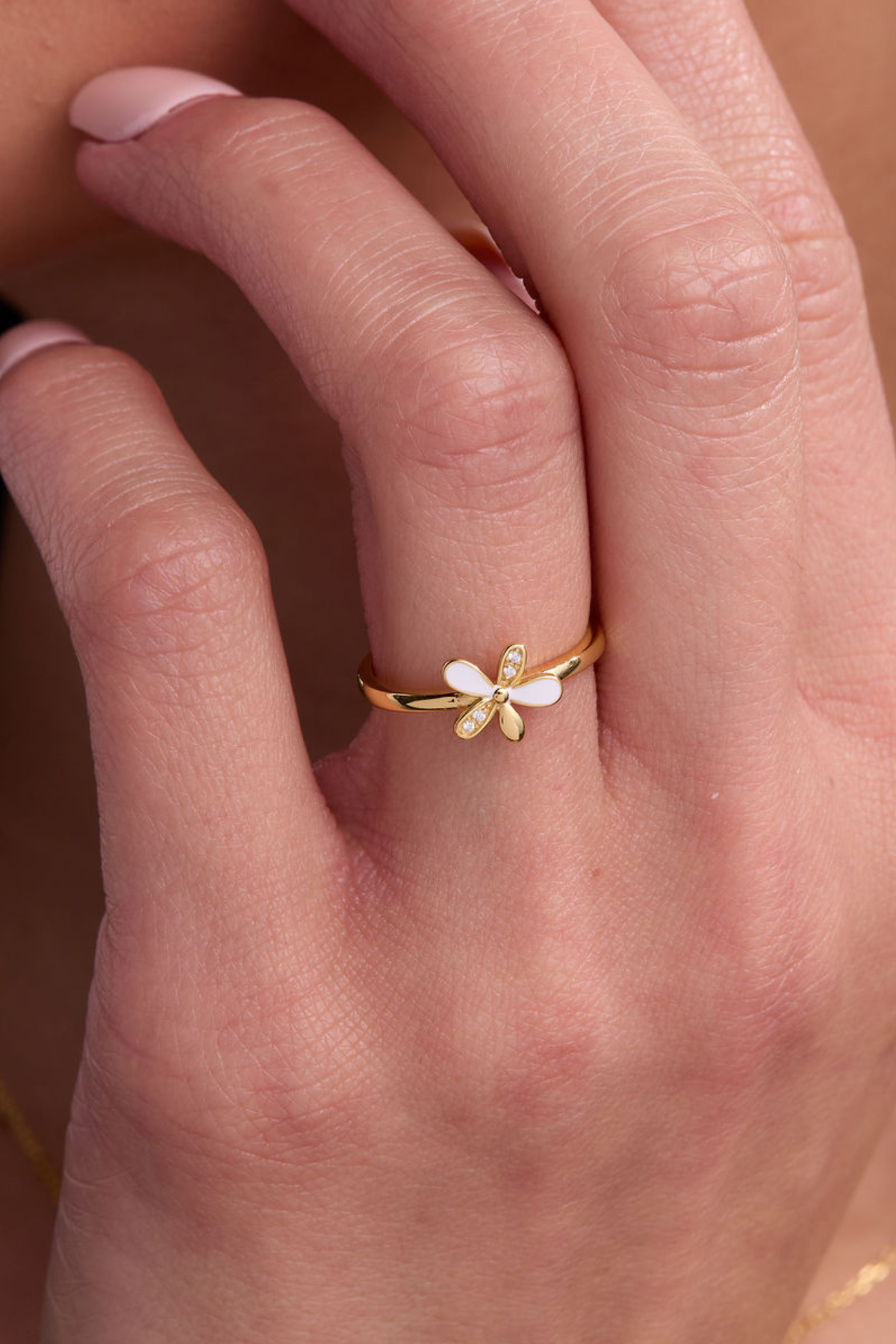 Viola Gold Adjustable Ring