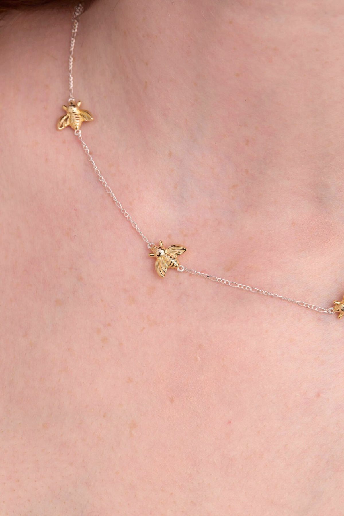 Bumbling Bee Gold Necklace