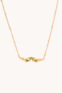 Autumn Marquise Leaf Gold Necklace