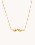 Autumn Marquise Leaf Gold Necklace