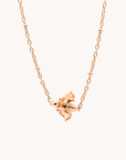 Bumblebee Citrine Gold Necklace