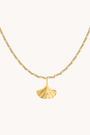 Ginkgo Gold Necklace W.