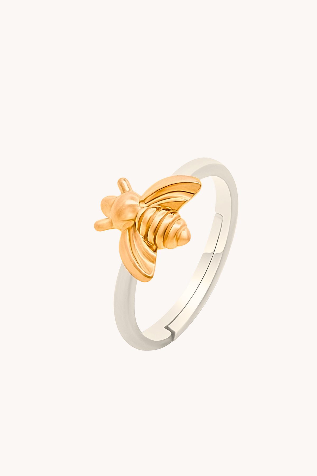 Bumbling Bee Gold Adjustable Ring