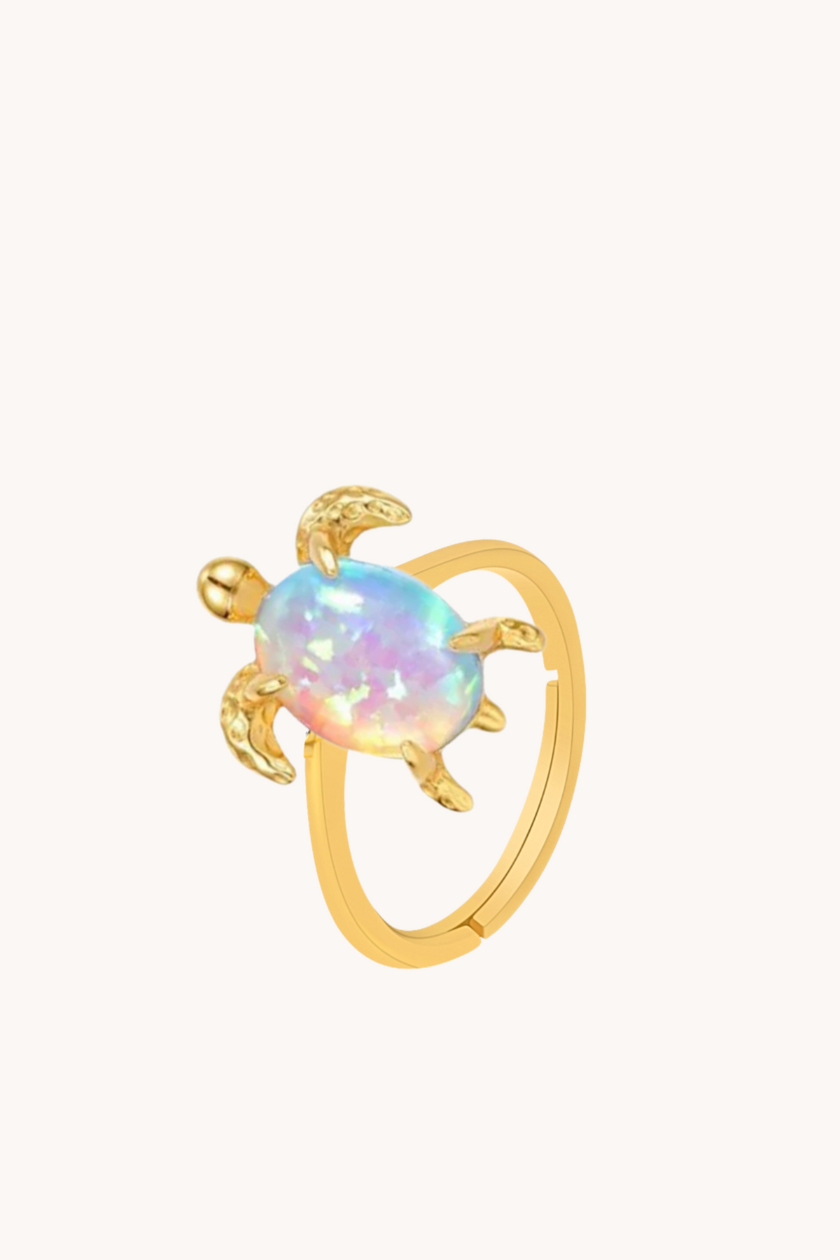 Turtle Gold Adjustable Ring