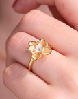 Daffodil Gold Adjustable Ring