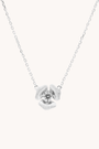 Rosebud Silver Necklace